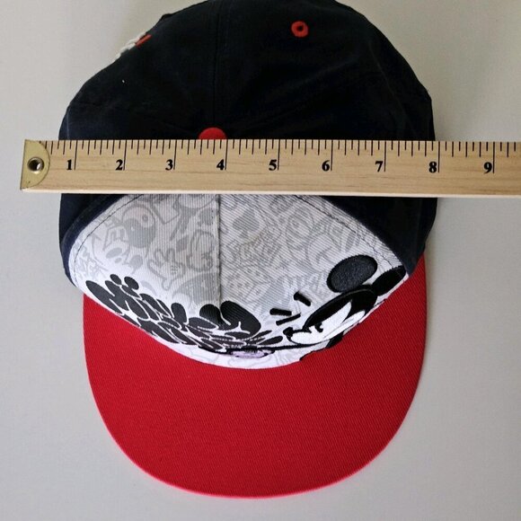 Disney Parks Snapback Hat Adult Unisex Baseball Cap Mickey Mouse OS Cotton Boho - Picture 10 of 16